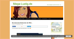 Desktop Screenshot of mega-lustig.de