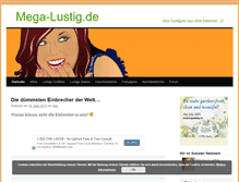 Tablet Screenshot of mega-lustig.de